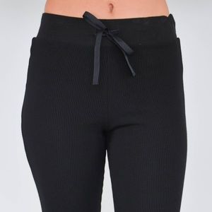 Spiritual gangster ribbed pants